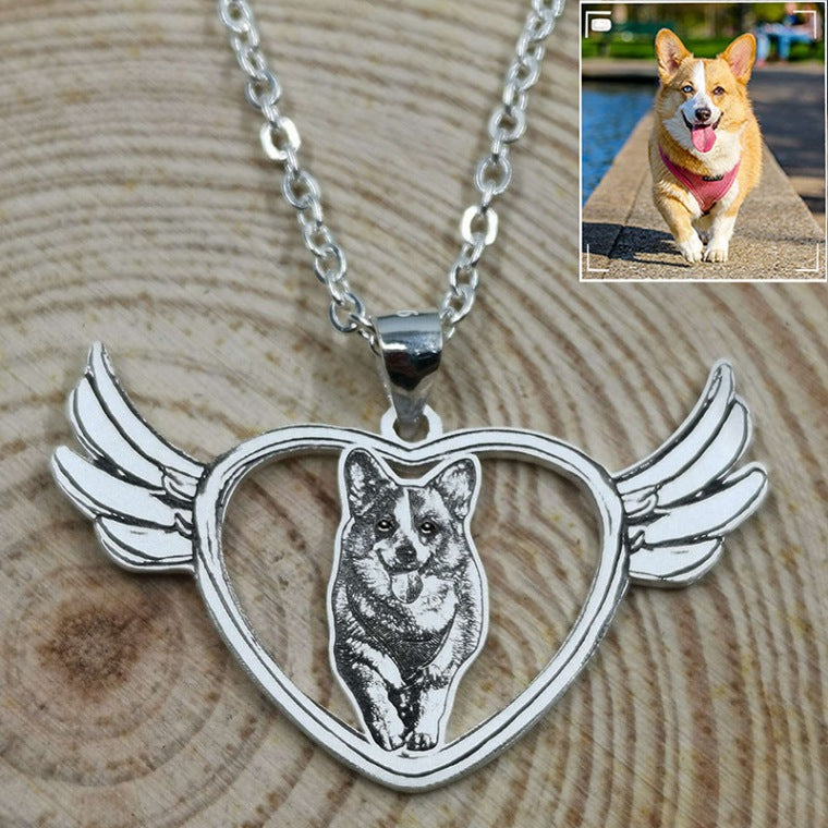 Personalized angel necklace deals