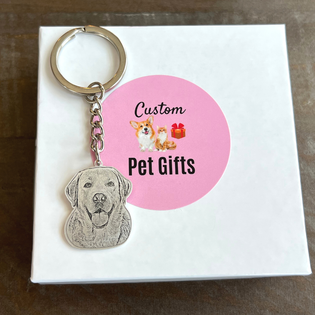 Personalized Photo Engraved Keychain